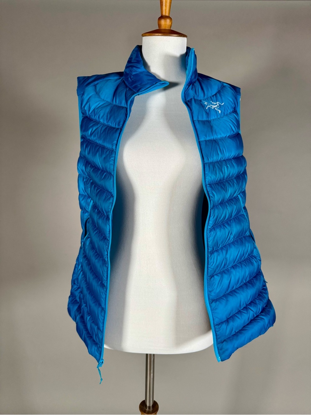 Arc'teryx Women's Bright Blue Down Vest - Lightweight Insulated Layer